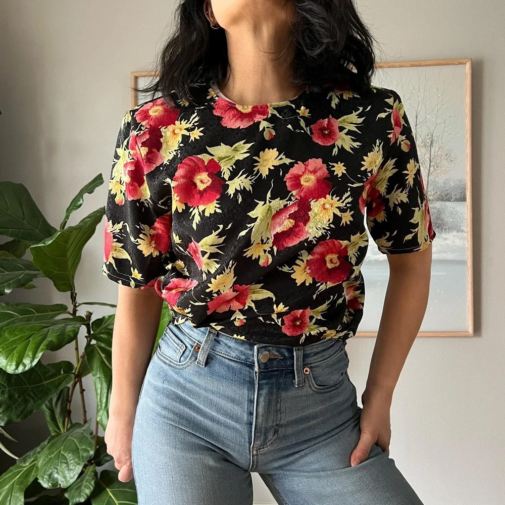 Handmade vintage floral